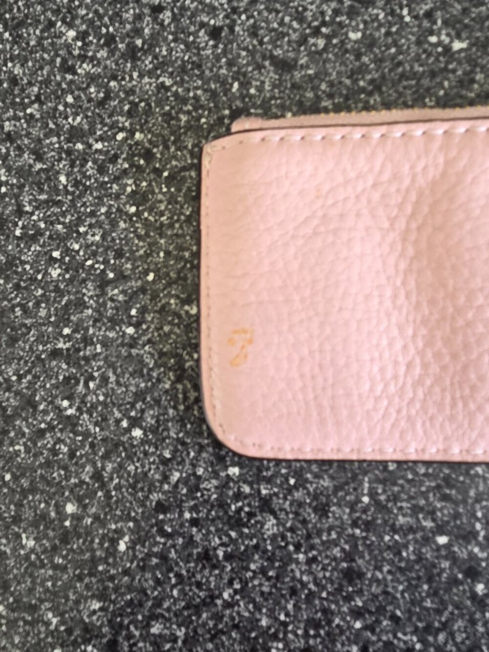 Michael Kors Pebble Leather Jet Set Travel Coin Wristlet Wallet LIGHT PINK - Picture 6 of 6